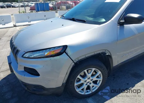 2015 Jeep Cherokee Sport из США, поврежденный, VIN 1C4PJLAB7FW536611